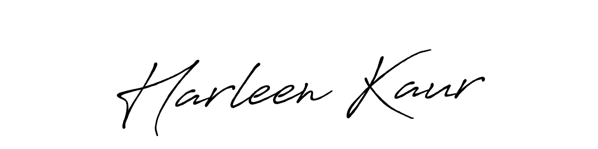 Harleen Kaur stylish signature style. Best Handwritten Sign (Antro_Vectra_Bolder) for my name. Handwritten Signature Collection Ideas for my name Harleen Kaur. Harleen Kaur signature style 7 images and pictures png