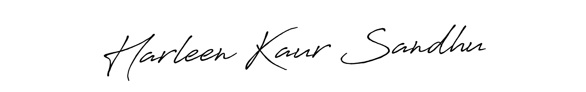 Antro_Vectra_Bolder is a professional signature style that is perfect for those who want to add a touch of class to their signature. It is also a great choice for those who want to make their signature more unique. Get Harleen Kaur Sandhu name to fancy signature for free. Harleen Kaur Sandhu signature style 7 images and pictures png