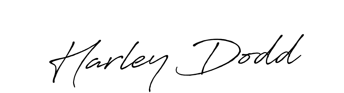 Design your own signature with our free online signature maker. With this signature software, you can create a handwritten (Antro_Vectra_Bolder) signature for name Harley Dodd. Harley Dodd signature style 7 images and pictures png