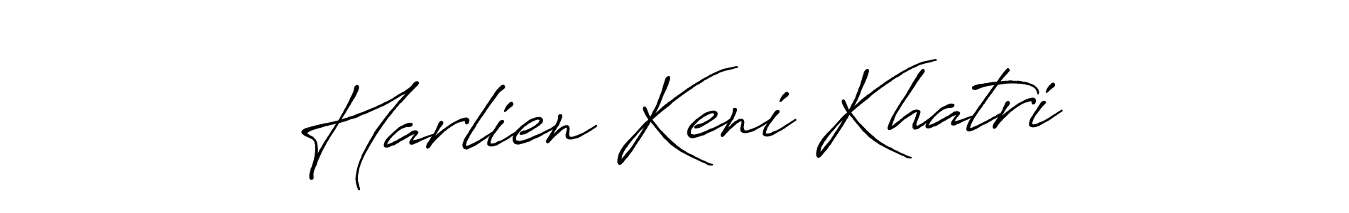 if you are searching for the best signature style for your name Harlien Keni Khatri. so please give up your signature search. here we have designed multiple signature styles  using Antro_Vectra_Bolder. Harlien Keni Khatri signature style 7 images and pictures png