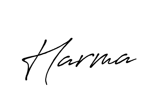 You should practise on your own different ways (Antro_Vectra_Bolder) to write your name (Harma) in signature. don't let someone else do it for you. Harma signature style 7 images and pictures png