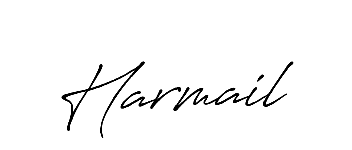 The best way (Antro_Vectra_Bolder) to make a short signature is to pick only two or three words in your name. The name Harmail include a total of six letters. For converting this name. Harmail signature style 7 images and pictures png