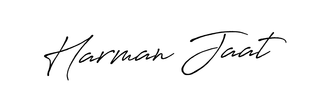 Design your own signature with our free online signature maker. With this signature software, you can create a handwritten (Antro_Vectra_Bolder) signature for name Harman Jaat. Harman Jaat signature style 7 images and pictures png