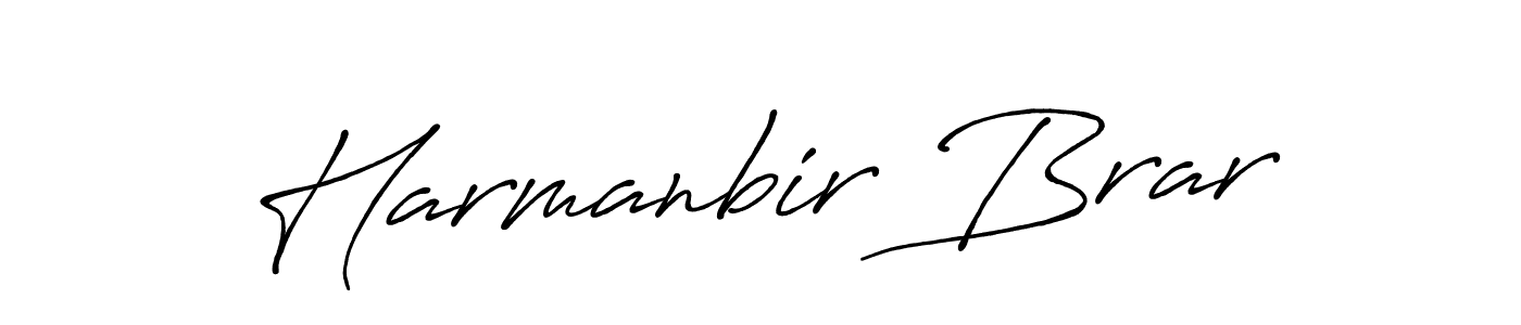 You should practise on your own different ways (Antro_Vectra_Bolder) to write your name (Harmanbir Brar) in signature. don't let someone else do it for you. Harmanbir Brar signature style 7 images and pictures png