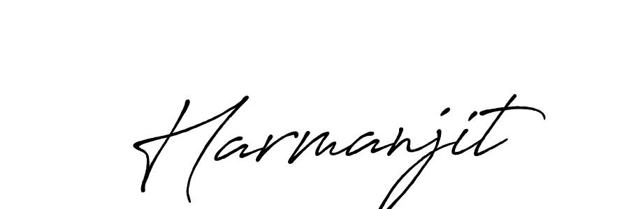How to make Harmanjit name signature. Use Antro_Vectra_Bolder style for creating short signs online. This is the latest handwritten sign. Harmanjit signature style 7 images and pictures png