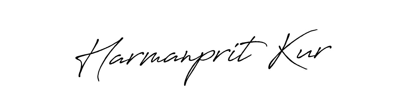 Also You can easily find your signature by using the search form. We will create Harmanprit Kur name handwritten signature images for you free of cost using Antro_Vectra_Bolder sign style. Harmanprit Kur signature style 7 images and pictures png