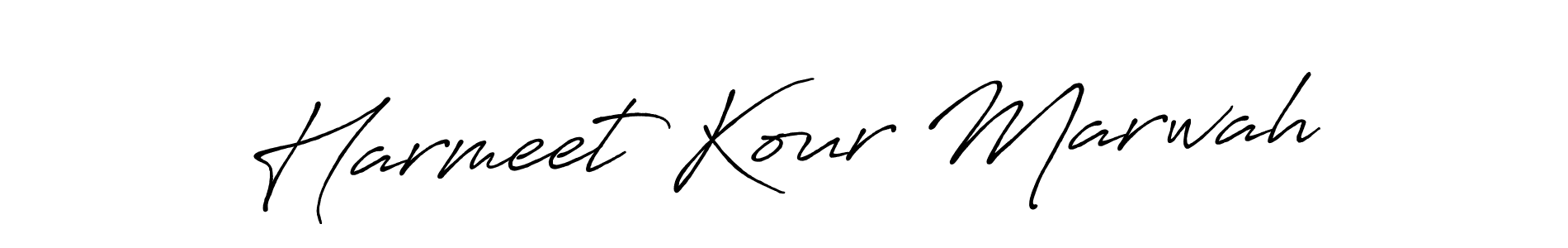 It looks lik you need a new signature style for name Harmeet Kour Marwah. Design unique handwritten (Antro_Vectra_Bolder) signature with our free signature maker in just a few clicks. Harmeet Kour Marwah signature style 7 images and pictures png