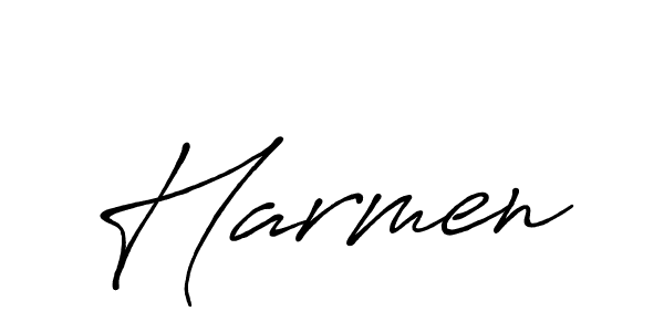 You should practise on your own different ways (Antro_Vectra_Bolder) to write your name (Harmen) in signature. don't let someone else do it for you. Harmen signature style 7 images and pictures png