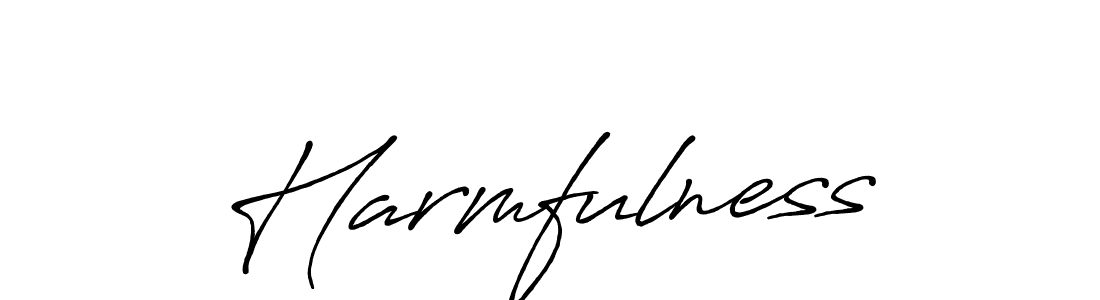 Antro_Vectra_Bolder is a professional signature style that is perfect for those who want to add a touch of class to their signature. It is also a great choice for those who want to make their signature more unique. Get Harmfulness name to fancy signature for free. Harmfulness signature style 7 images and pictures png