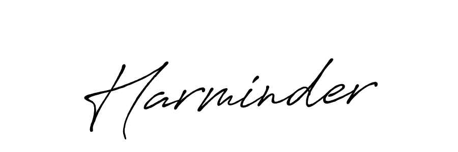 Also we have Harminder name is the best signature style. Create professional handwritten signature collection using Antro_Vectra_Bolder autograph style. Harminder signature style 7 images and pictures png