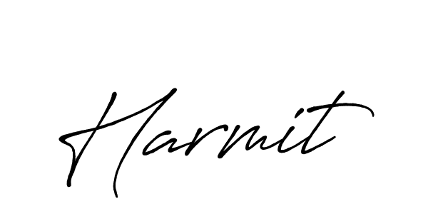 Use a signature maker to create a handwritten signature online. With this signature software, you can design (Antro_Vectra_Bolder) your own signature for name Harmit. Harmit signature style 7 images and pictures png