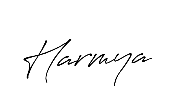 Design your own signature with our free online signature maker. With this signature software, you can create a handwritten (Antro_Vectra_Bolder) signature for name Harmya. Harmya signature style 7 images and pictures png