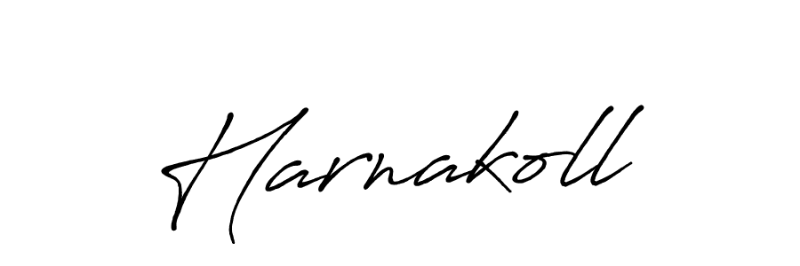 Harnakoll stylish signature style. Best Handwritten Sign (Antro_Vectra_Bolder) for my name. Handwritten Signature Collection Ideas for my name Harnakoll. Harnakoll signature style 7 images and pictures png