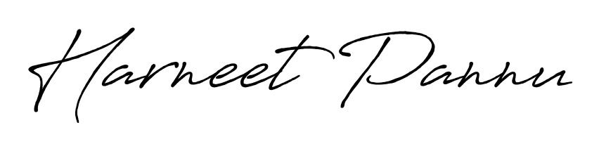 A timeless handwritten aesthetic for Harneet Pannu. The Antro_Vectra_Bolder font gives your signature a handcrafted feel with natural curves. Harneet Pannu signature style 7 images and pictures png
