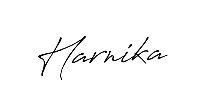 How to make Harnika name signature. Use Antro_Vectra_Bolder style for creating short signs online. This is the latest handwritten sign. Harnika signature style 7 images and pictures png