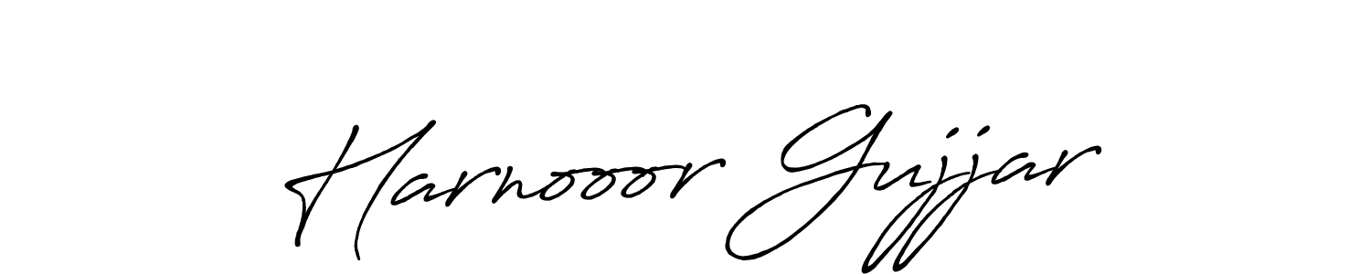 Once you've used our free online signature maker to create your best signature Antro_Vectra_Bolder style, it's time to enjoy all of the benefits that Harnooor Gujjar name signing documents. Harnooor Gujjar signature style 7 images and pictures png