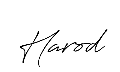 Make a beautiful signature design for name Harod. With this signature (Antro_Vectra_Bolder) style, you can create a handwritten signature for free. Harod signature style 7 images and pictures png