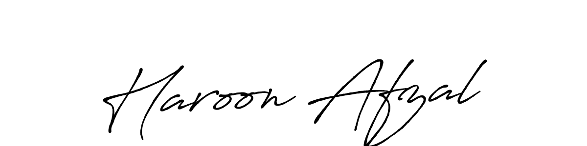 Make a beautiful signature design for name Haroon Afzal. Use this online signature maker to create a handwritten signature for free. Haroon Afzal signature style 7 images and pictures png