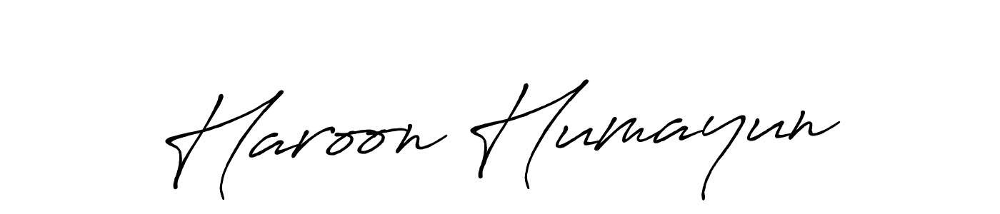 Also You can easily find your signature by using the search form. We will create Haroon Humayun name handwritten signature images for you free of cost using Antro_Vectra_Bolder sign style. Haroon Humayun signature style 7 images and pictures png