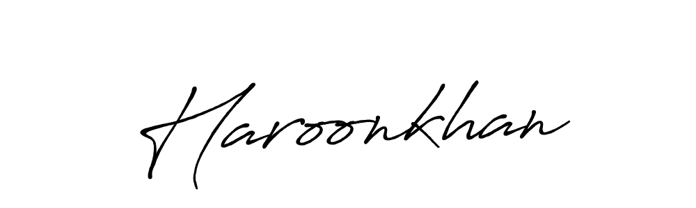 if you are searching for the best signature style for your name Haroonkhan. so please give up your signature search. here we have designed multiple signature styles  using Antro_Vectra_Bolder. Haroonkhan signature style 7 images and pictures png