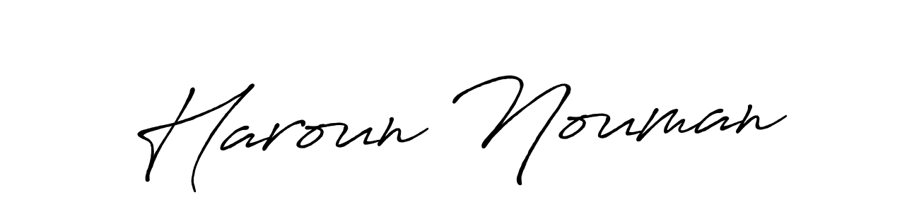 You can use this online signature creator to create a handwritten signature for the name Haroun Nouman. This is the best online autograph maker. Haroun Nouman signature style 7 images and pictures png