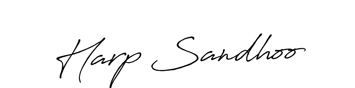 How to Draw Harp Sandhoo signature style? Antro_Vectra_Bolder is a latest design signature styles for name Harp Sandhoo. Harp Sandhoo signature style 7 images and pictures png