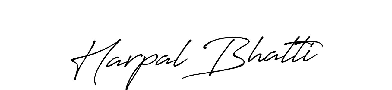 Use a signature maker to create a handwritten signature online. With this signature software, you can design (Antro_Vectra_Bolder) your own signature for name Harpal Bhatti. Harpal Bhatti signature style 7 images and pictures png