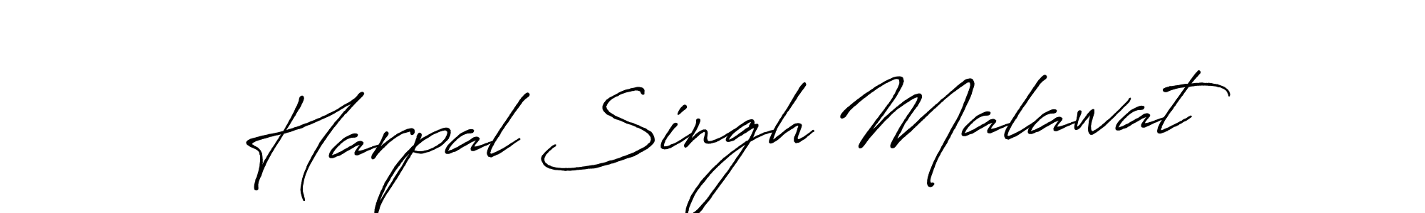 How to make Harpal Singh Malawat name signature. Use Antro_Vectra_Bolder style for creating short signs online. This is the latest handwritten sign. Harpal Singh Malawat signature style 7 images and pictures png