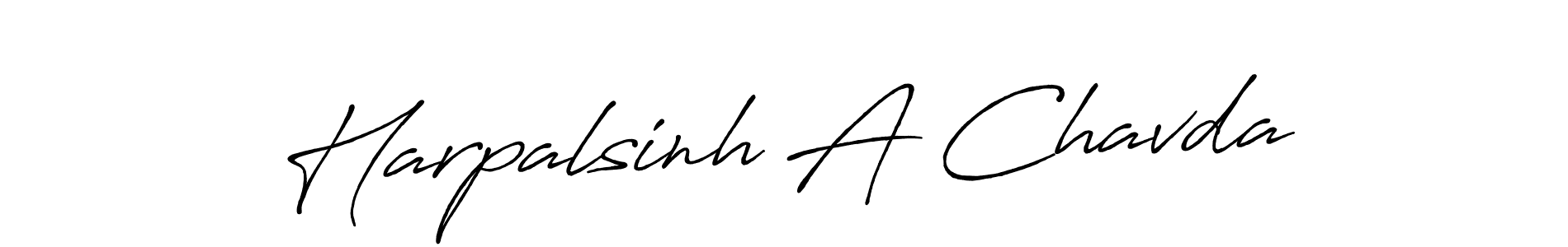 Also You can easily find your signature by using the search form. We will create Harpalsinh A Chavda name handwritten signature images for you free of cost using Antro_Vectra_Bolder sign style. Harpalsinh A Chavda signature style 7 images and pictures png