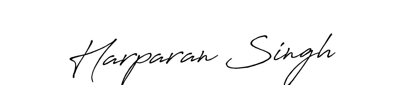 Design your own signature with our free online signature maker. With this signature software, you can create a handwritten (Antro_Vectra_Bolder) signature for name Harparan Singh. Harparan Singh signature style 7 images and pictures png