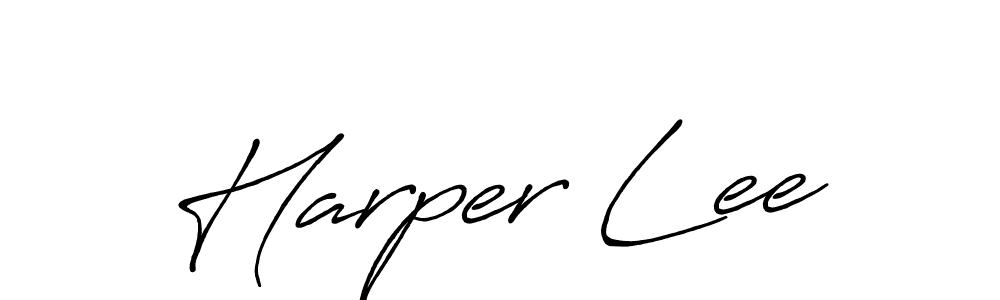 Harper Lee stylish signature style. Best Handwritten Sign (Antro_Vectra_Bolder) for my name. Handwritten Signature Collection Ideas for my name Harper Lee. Harper Lee signature style 7 images and pictures png