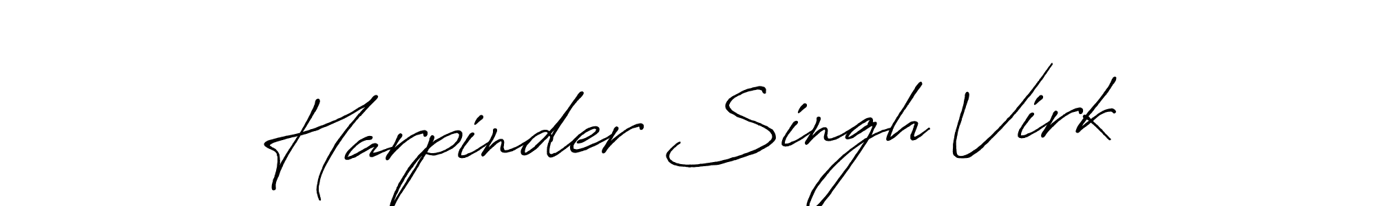 Also we have Harpinder Singh Virk name is the best signature style. Create professional handwritten signature collection using Antro_Vectra_Bolder autograph style. Harpinder Singh Virk signature style 7 images and pictures png