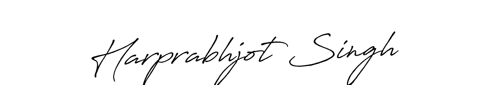 Design your own signature with our free online signature maker. With this signature software, you can create a handwritten (Antro_Vectra_Bolder) signature for name Harprabhjot Singh. Harprabhjot Singh signature style 7 images and pictures png