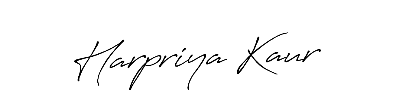 This is the best signature style for the Harpriya Kaur name. Also you like these signature font (Antro_Vectra_Bolder). Mix name signature. Harpriya Kaur signature style 7 images and pictures png