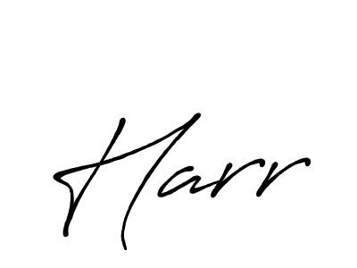 Use a signature maker to create a handwritten signature online. With this signature software, you can design (Antro_Vectra_Bolder) your own signature for name Harr. Harr signature style 7 images and pictures png