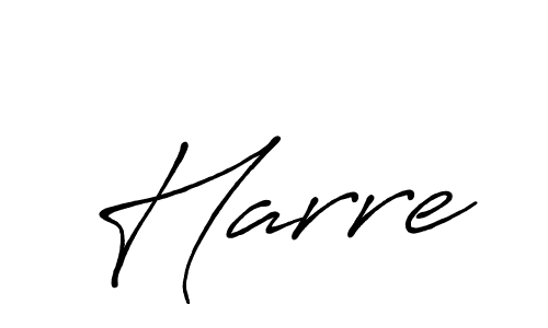 How to make Harre name signature. Use Antro_Vectra_Bolder style for creating short signs online. This is the latest handwritten sign. Harre signature style 7 images and pictures png