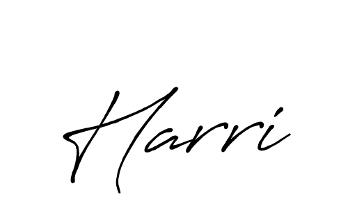 How to make Harri signature? Antro_Vectra_Bolder is a professional autograph style. Create handwritten signature for Harri name. Harri signature style 7 images and pictures png