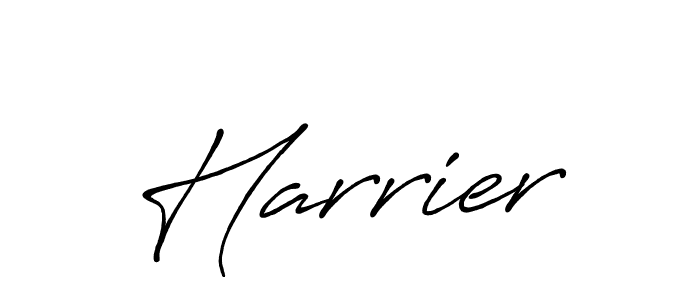 Design your own signature with our free online signature maker. With this signature software, you can create a handwritten (Antro_Vectra_Bolder) signature for name Harrier. Harrier signature style 7 images and pictures png