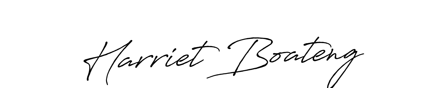 It looks lik you need a new signature style for name Harriet Boateng. Design unique handwritten (Antro_Vectra_Bolder) signature with our free signature maker in just a few clicks. Harriet Boateng signature style 7 images and pictures png