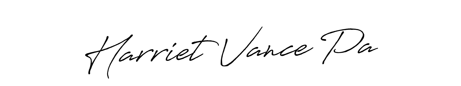 Also You can easily find your signature by using the search form. We will create Harriet Vance Pa name handwritten signature images for you free of cost using Antro_Vectra_Bolder sign style. Harriet Vance Pa signature style 7 images and pictures png