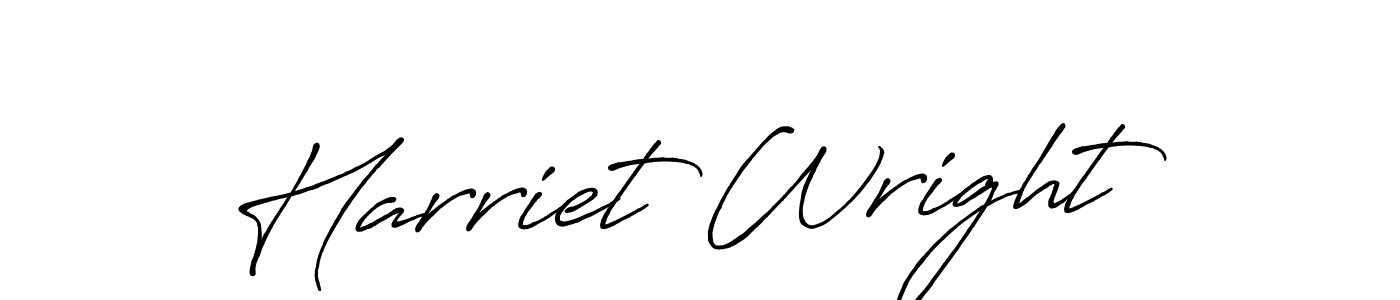 How to make Harriet Wright signature? Antro_Vectra_Bolder is a professional autograph style. Create handwritten signature for Harriet Wright name. Harriet Wright signature style 7 images and pictures png