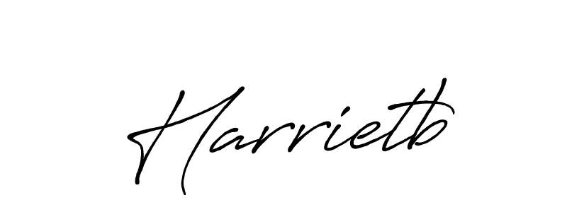 Use a signature maker to create a handwritten signature online. With this signature software, you can design (Antro_Vectra_Bolder) your own signature for name Harrietb. Harrietb signature style 7 images and pictures png