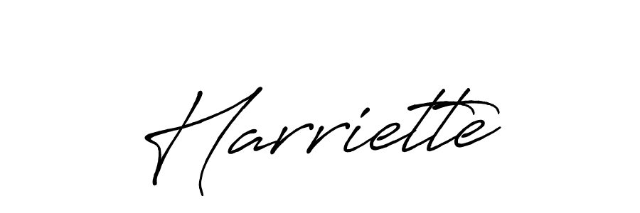 It looks lik you need a new signature style for name Harriette. Design unique handwritten (Antro_Vectra_Bolder) signature with our free signature maker in just a few clicks. Harriette signature style 7 images and pictures png