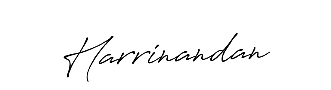 It looks lik you need a new signature style for name Harrinandan. Design unique handwritten (Antro_Vectra_Bolder) signature with our free signature maker in just a few clicks. Harrinandan signature style 7 images and pictures png