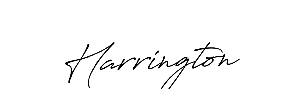 Harrington stylish signature style. Best Handwritten Sign (Antro_Vectra_Bolder) for my name. Handwritten Signature Collection Ideas for my name Harrington. Harrington signature style 7 images and pictures png