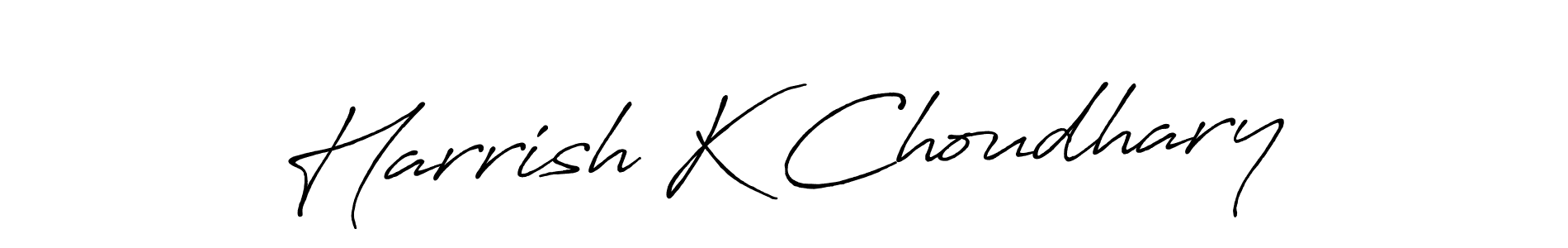 Once you've used our free online signature maker to create your best signature Antro_Vectra_Bolder style, it's time to enjoy all of the benefits that Harrish K Choudhary name signing documents. Harrish K Choudhary signature style 7 images and pictures png