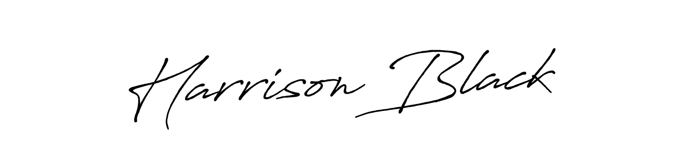 Also we have Harrison Black name is the best signature style. Create professional handwritten signature collection using Antro_Vectra_Bolder autograph style. Harrison Black signature style 7 images and pictures png