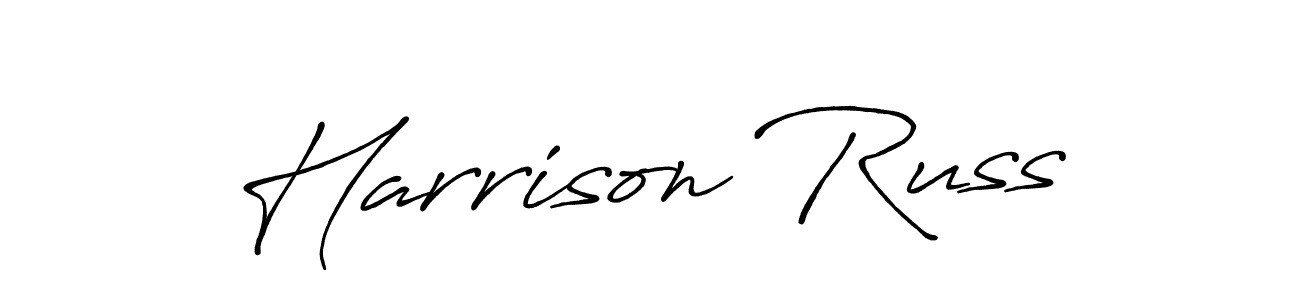 Make a beautiful signature design for name Harrison Russ. Use this online signature maker to create a handwritten signature for free. Harrison Russ signature style 7 images and pictures png