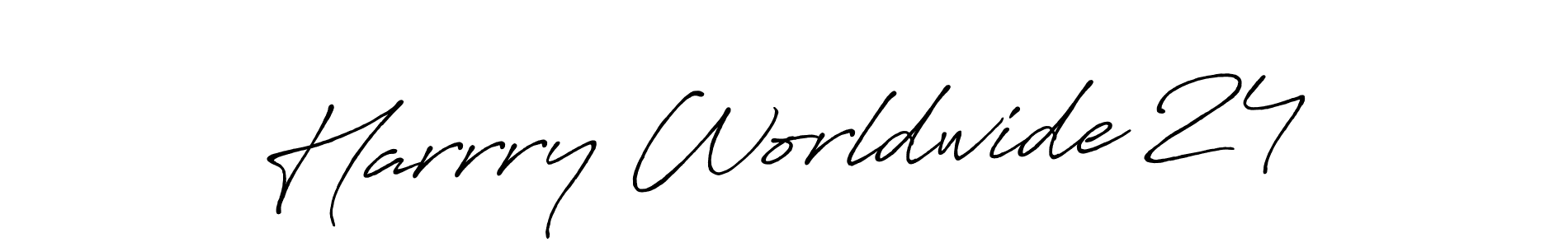 Make a short Harrry Worldwide 24 signature style. Manage your documents anywhere anytime using Antro_Vectra_Bolder. Create and add eSignatures, submit forms, share and send files easily. Harrry Worldwide 24 signature style 7 images and pictures png