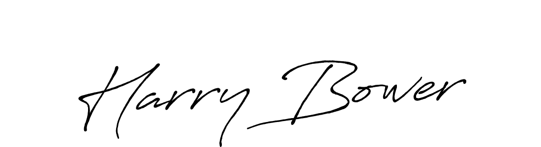 Create a beautiful signature design for name Harry Bower. With this signature (Antro_Vectra_Bolder) fonts, you can make a handwritten signature for free. Harry Bower signature style 7 images and pictures png